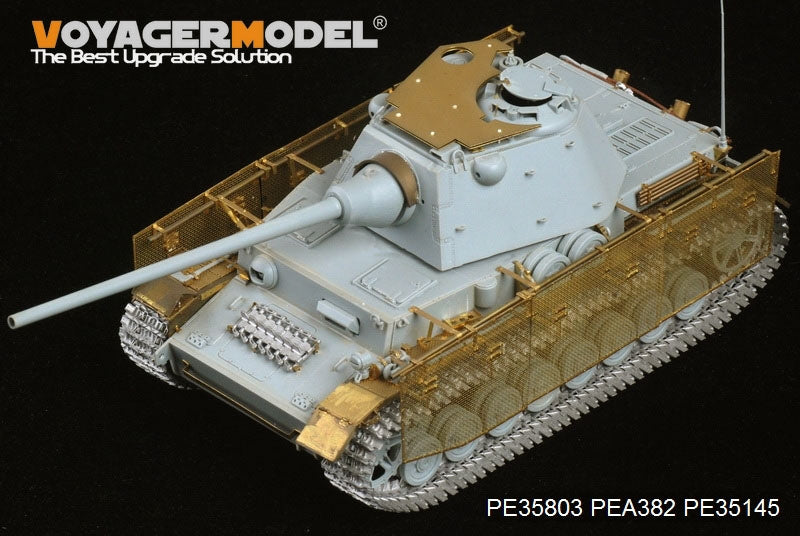 Voyager Model PE35803 WWII German Pz.Kpfw.IV Ausf.J (mit Panther F turret) For DRAGON 6824 1/35 – zdjęcie 6