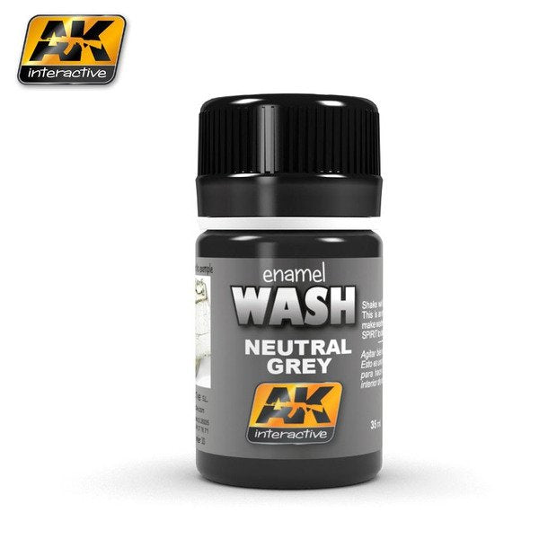 AK Interactive AK677 Wash Neutral Dark Gray 35ml