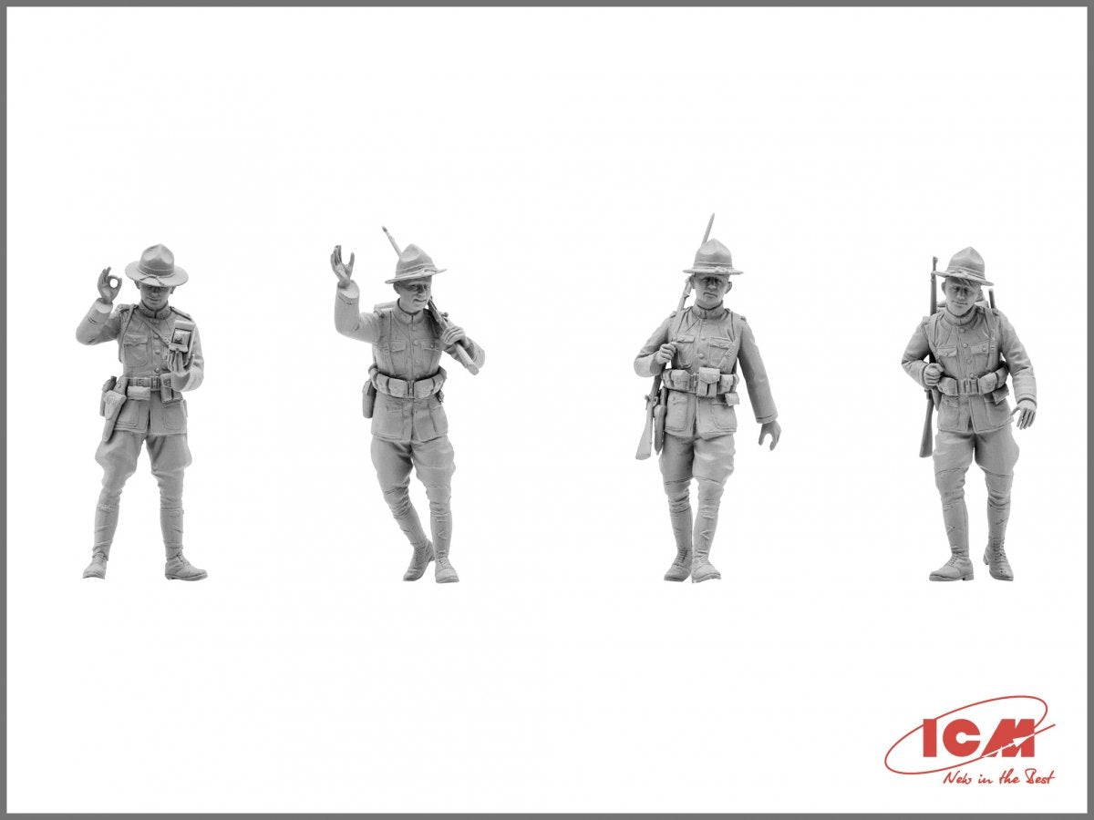 ICM 35689 US Infantry (1917) 4 figures 1/35 – zdjęcie 8