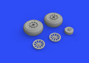 Eduard 648494 P-51D wheels diamond tread EDUARD 1/48 – zdjęcie 3