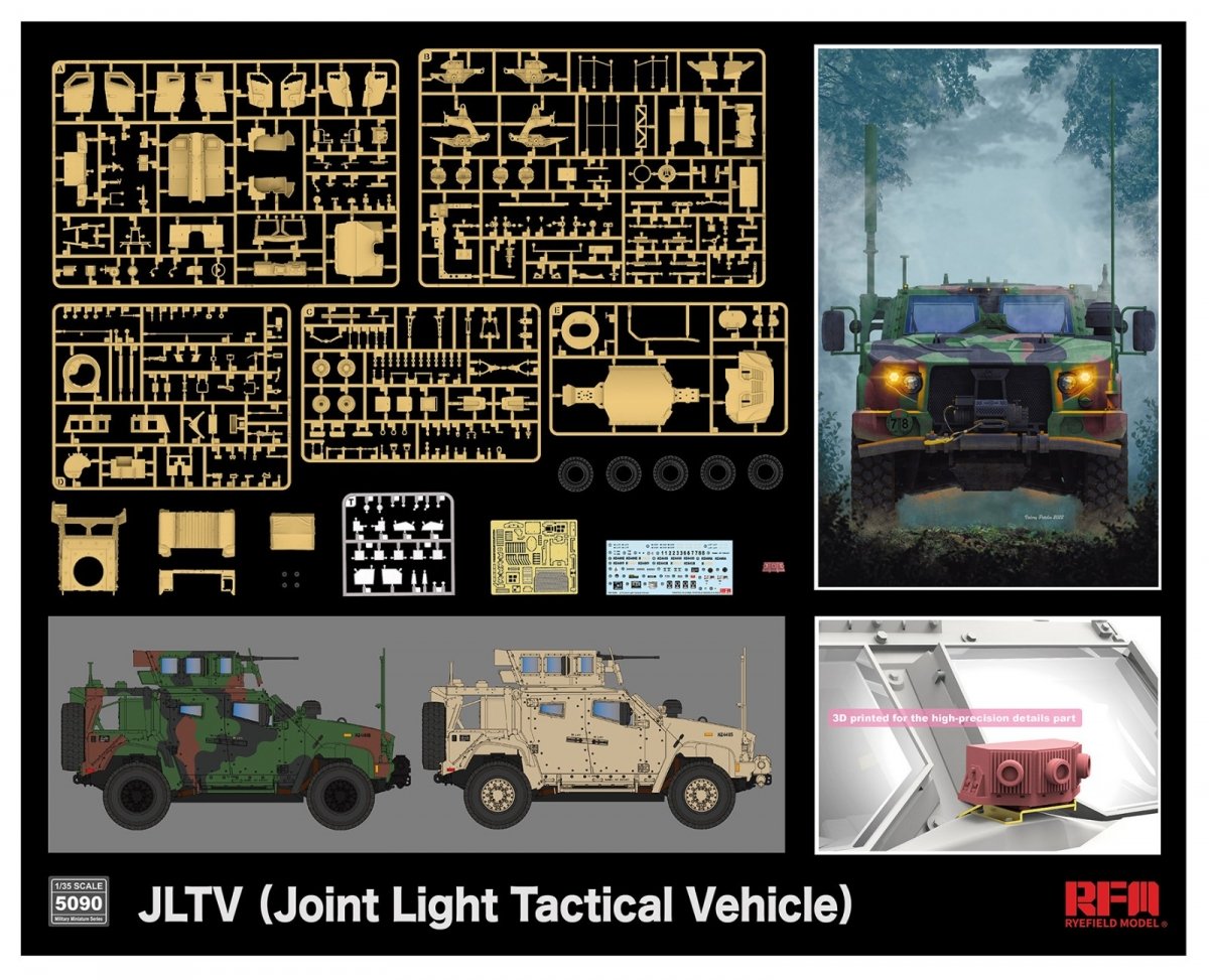 Rye Field Model 5090 JLTV ( Joint Light Tactical Vehicle ) 1/35 – immagine 3