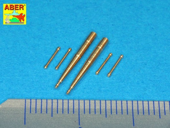 Aber A72 008 B wing (1 variant) armament for British fighter Spitfire Mk.I to V; Hispano 20mm x 2 (1 variant), Browning .30 tips x 4 1/72 – zdjęcie 2