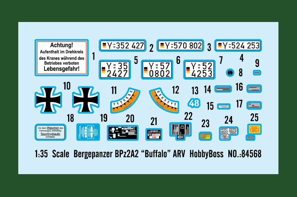 Hobby Boss 84568 Bergepanzer BPz2A2 Buffalo ARV 1/35 – zdjęcie 4