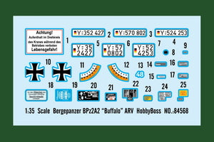 Hobby Boss 84568 Bergepanzer BPz2A2 Buffalo ARV 1/35 – zdjęcie 4