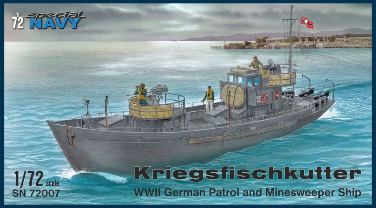 Special Hobby SN72007 Kriegsfischkutter ‘WWII German Patrol and Minesweeper Ship’ 1/72