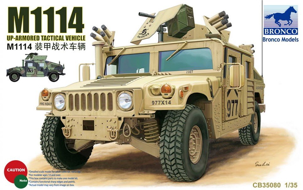 Bronco CB35080 M1114 Véhicule tactique blindé (1/35)