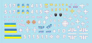 Star Decals 72-A1165 War in Ukraine 22 Ukrainian T-72B1 and T-72B3 1/72 – image 3