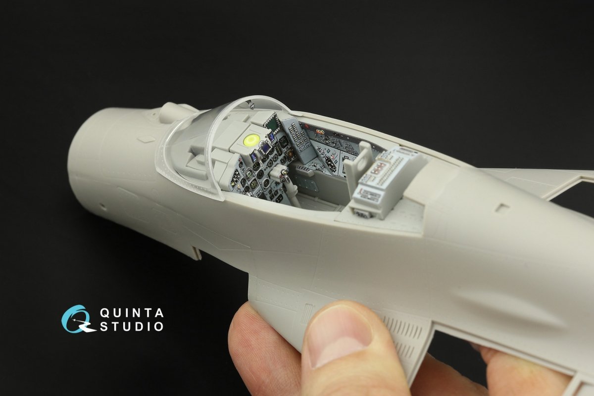 Quinta Studio QD32176 MiG-29A NATO service 3D-Printed &amp;amp; coloured Interior on decal paper (Trumpeter) 1/32 – zdjęcie 11