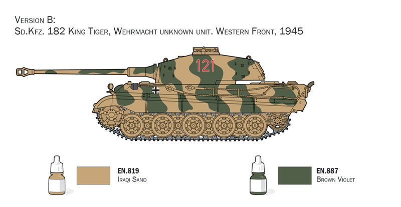 Italeri 72005 Sd. Kfz. 182 King Tiger - Complete Set For Modeling - Starter kit 1/72 – image 5