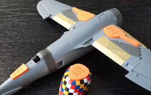 Omask 74816 P-47 Thunderbolt wheel bay plugs (for Tamiya) 1/48 – zdjęcie 2