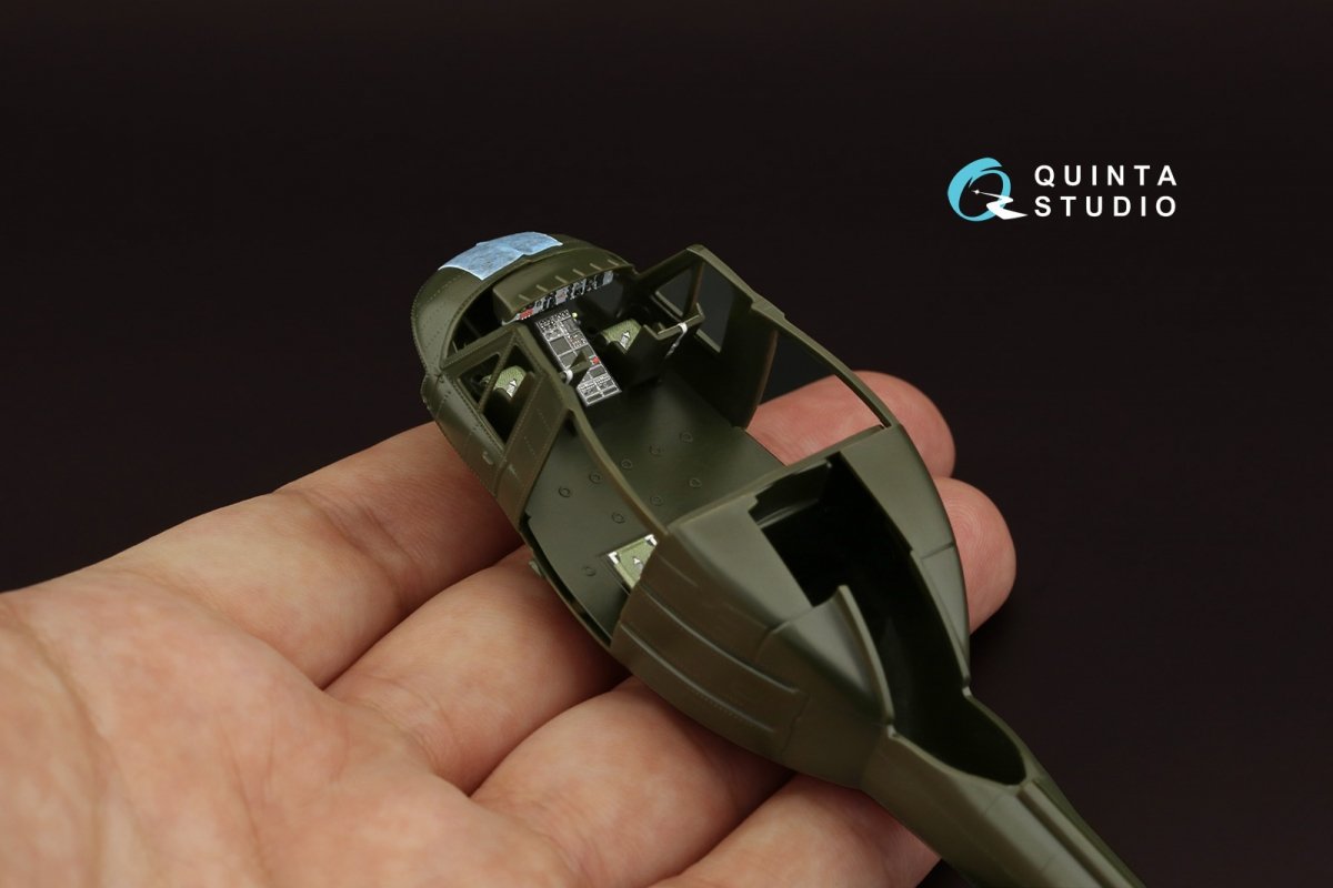 Quinta Studio QD72046 Uh-1B 3D-Printed &amp;amp; colored Interior on decal paper (Italeri) 1/72 – image 11