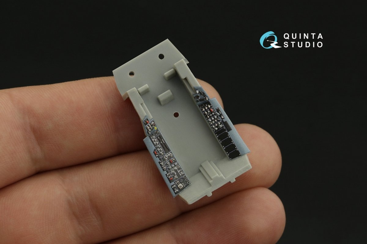 Quinta Studio QDS-48278 F/A-18А++ 3D-Printed &amp;amp; colored Interior on decal paper (HobbyBoss)(Small version) 1/48 – image 9