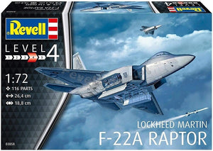 Revell 03858 Lockheed Martin F-22A Raptor 1/72 – zdjęcie 2