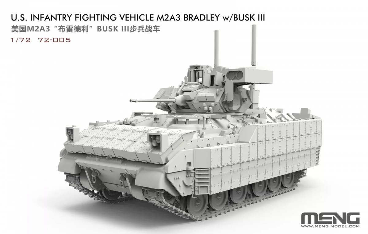 Meng Model 72-005 M2A3 Bradley w/ BUSK III 1/72 – zdjęcie 2