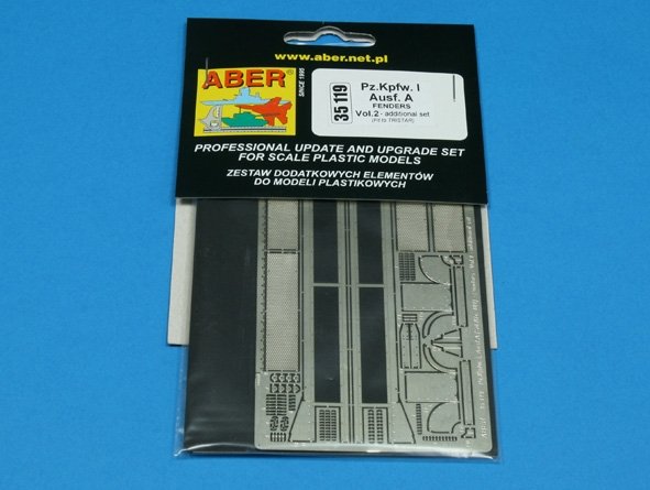 Aber 35119 Pz.Kpfw. I Ausf.A Vol.2 zestaw dodatkowy blotniki (TRI) 1/35 – imagen 3
