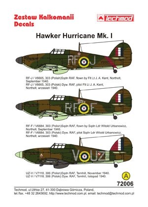 Techmod 72006 - Hawker Hurricane Mk I 1/72 – image 2