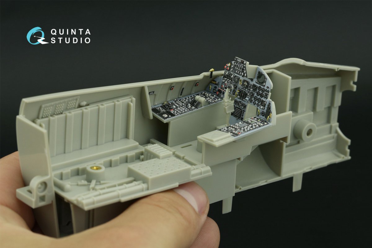 Quinta Studio QD32155 F-15C Early/F-15A/F-15J early 3D-Printed &amp;amp; coloured Interior on decal paper (Tamiya) 1/32 – zdjęcie 12