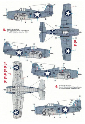 Techmod 48131 Grumman F4F-4 Wildcat 1/48 – zdjęcie 6