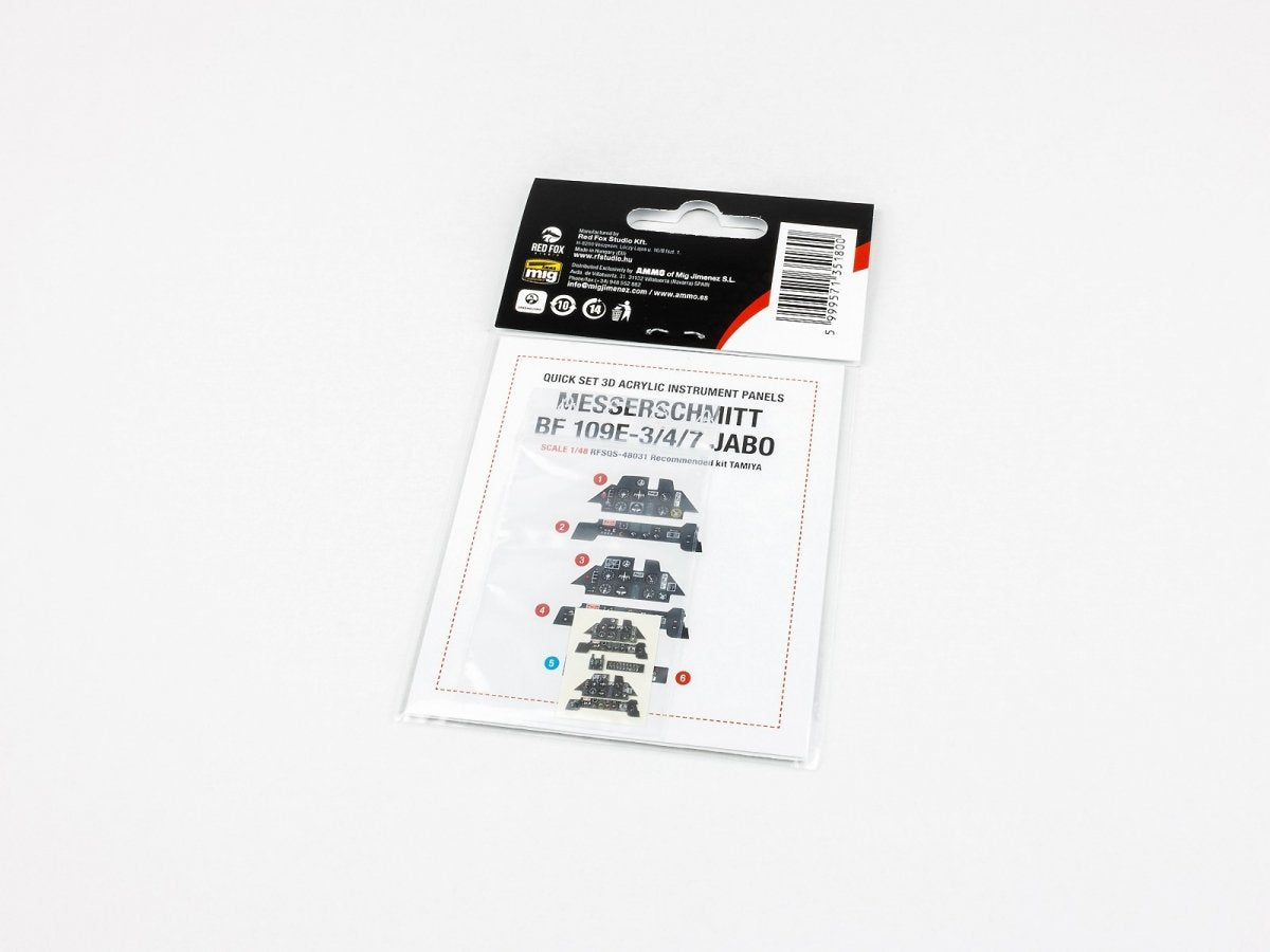 Red Fox Studio QS-48031 Messerschmitt Bf 109E-3/4/7 JABO Tamiya 1/48 – zdjęcie 2