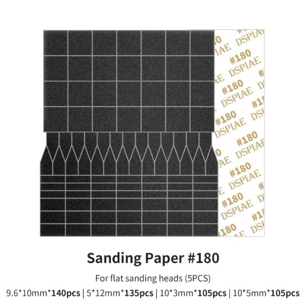 DSPIAE SP-ES01 Sanding Paper 180 Grit