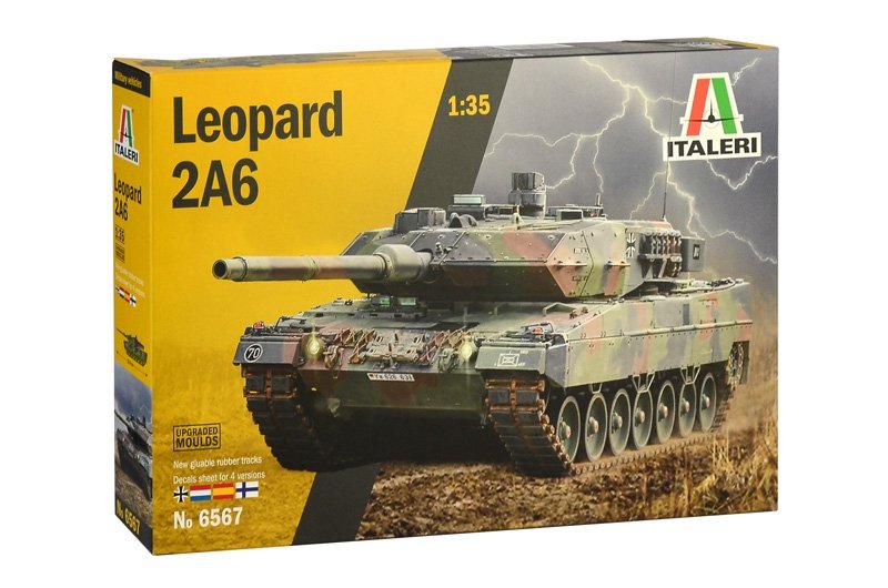 Italeri 6567 LEOPARD 2A6 1/35 – zdjęcie 2