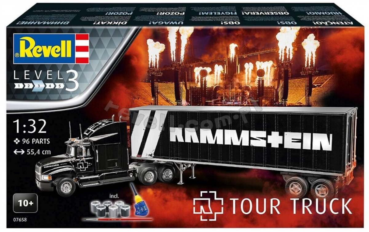 Revell 07658 Rammstein Tour Truck Gift Set 1/32 – image 2