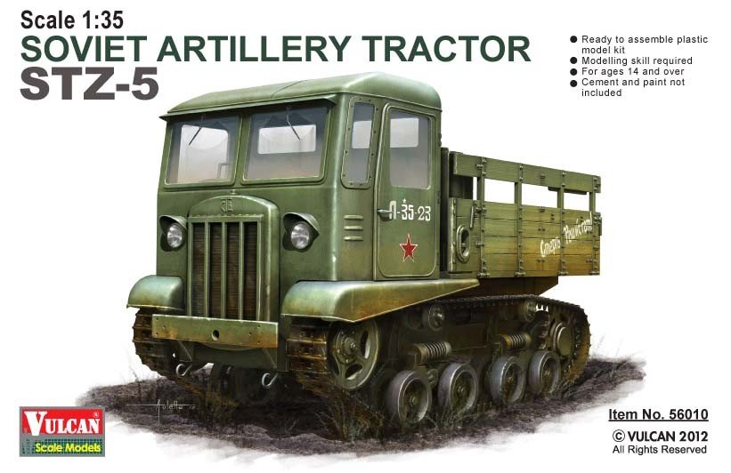Vulcan 56010 SOVIET ARTILLERY TRACKOR 1/35