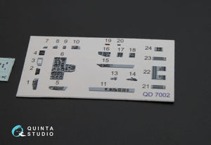 Quinta Studio QD72002 MiG-29 9-13 3D-Printed &amp;amp; coloured Interior on decal paper for 7278 Zvezda kit 1/72 – Bild 4