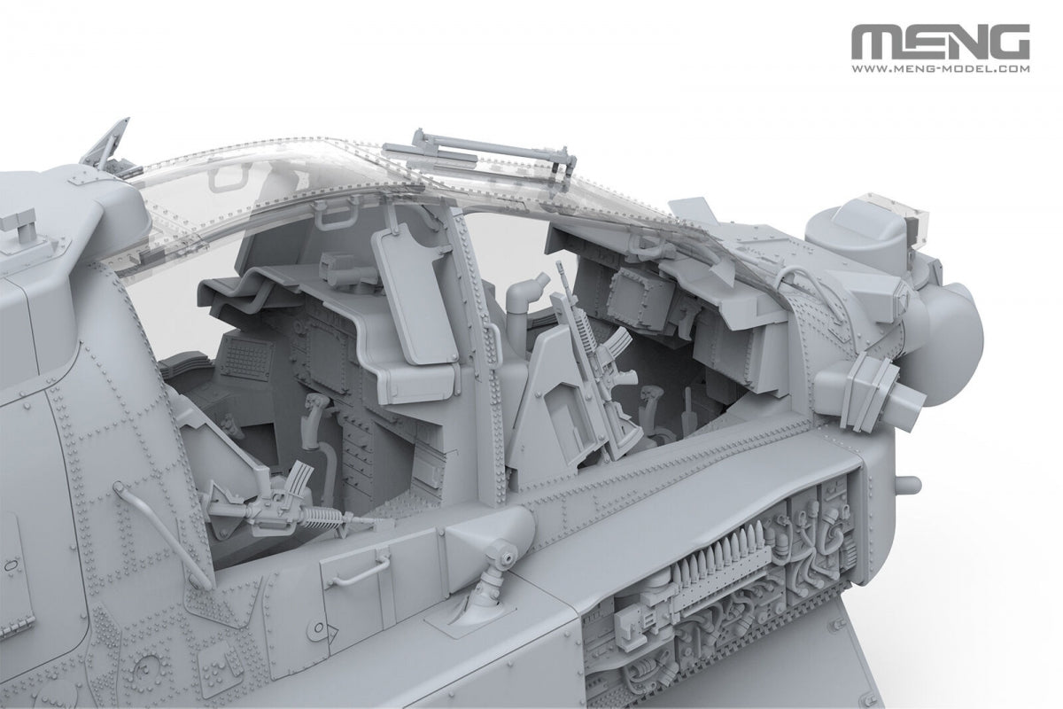 Meng Model QS-005 AH-64 D Saraf - Heavy Attack Helicopter (Israeli Air Force) 1/35 – image 4