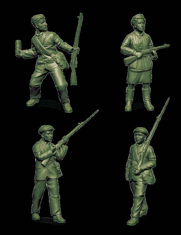 Zvezda 6181 Soviet Militia 1941 1/72 – zdjęcie 3