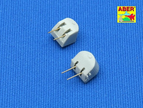 Aber 350L-07 Set of 12 pcs 127 mm universal barrels for US Navy ships (1/350) – image 3