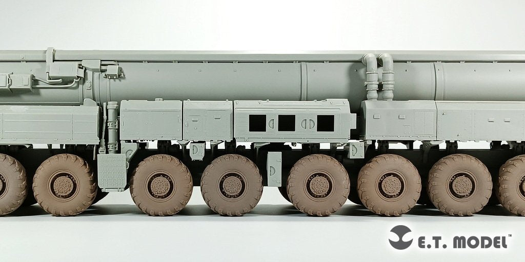 E.T. Model P35-114 15U175 TEL of RS-12M1 Topol-M ICBM complex Sagged wheels For TRUMPETER Kit 1/35 – zdjęcie 6