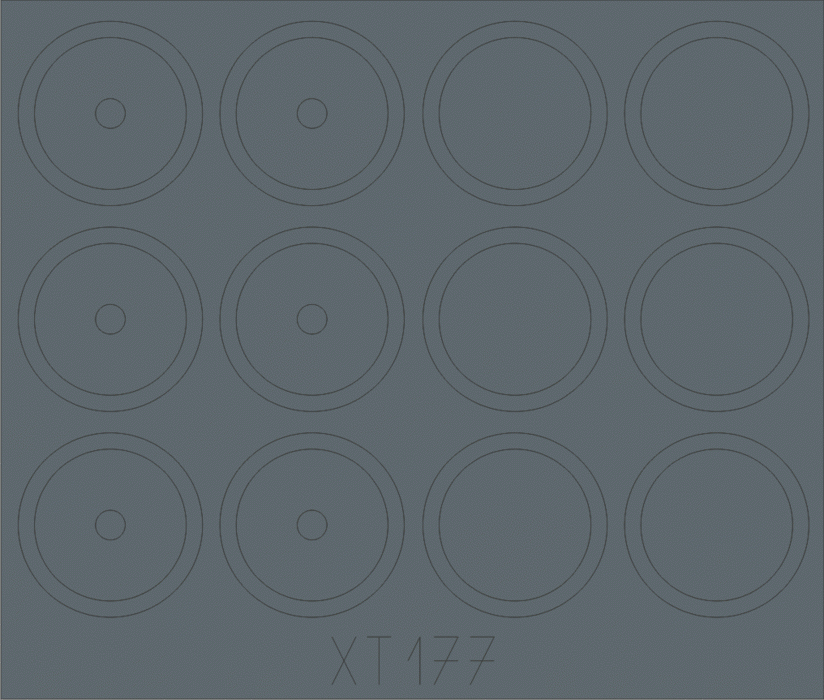Eduard XT177 ASU-85 SPG (1956) wheels 1/35 TRUMPETER