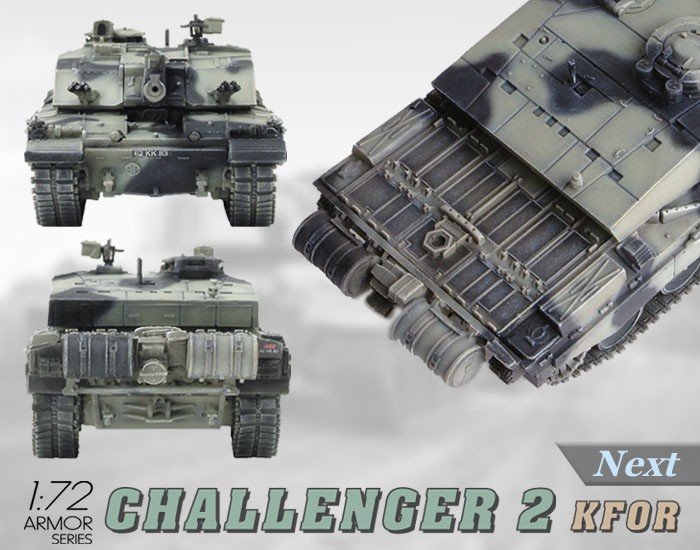 Dragon 7222 CHALLENGER II KFOR 1/72 – zdjęcie 3