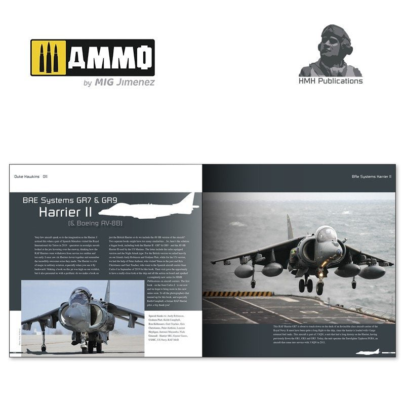 HMH Publications DH-011 BAE Systems Harrier II et Boeing AV-8B Harrier II (Plus) (version anglaise)