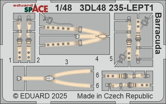Eduard 3DL48235 Barracuda SPACE TRUMPETER 1/48 – image 4