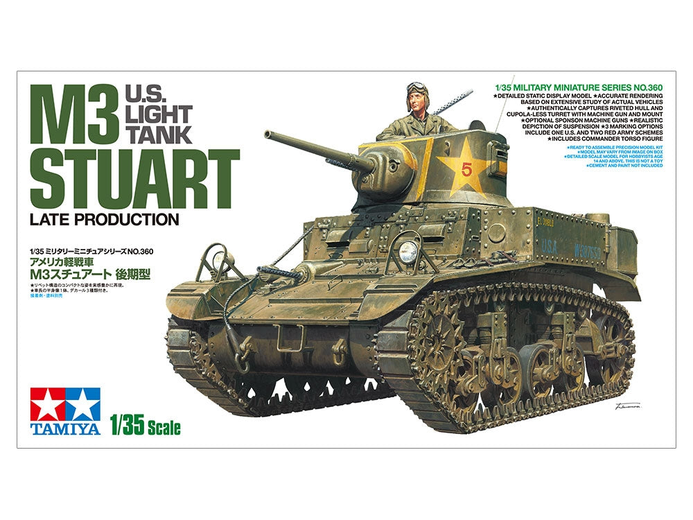 Tamiya 35360 US Light Tank M3 Stuart Late Production 1/35 – image 2