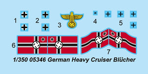 Trumpeter 05346 German Heavy Cruiser Blucher 1/350 – zdjęcie 3