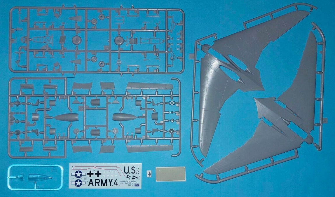AMP 72017 Early Horten H IX V1 project w/BMW 003j 1/72 – image 3