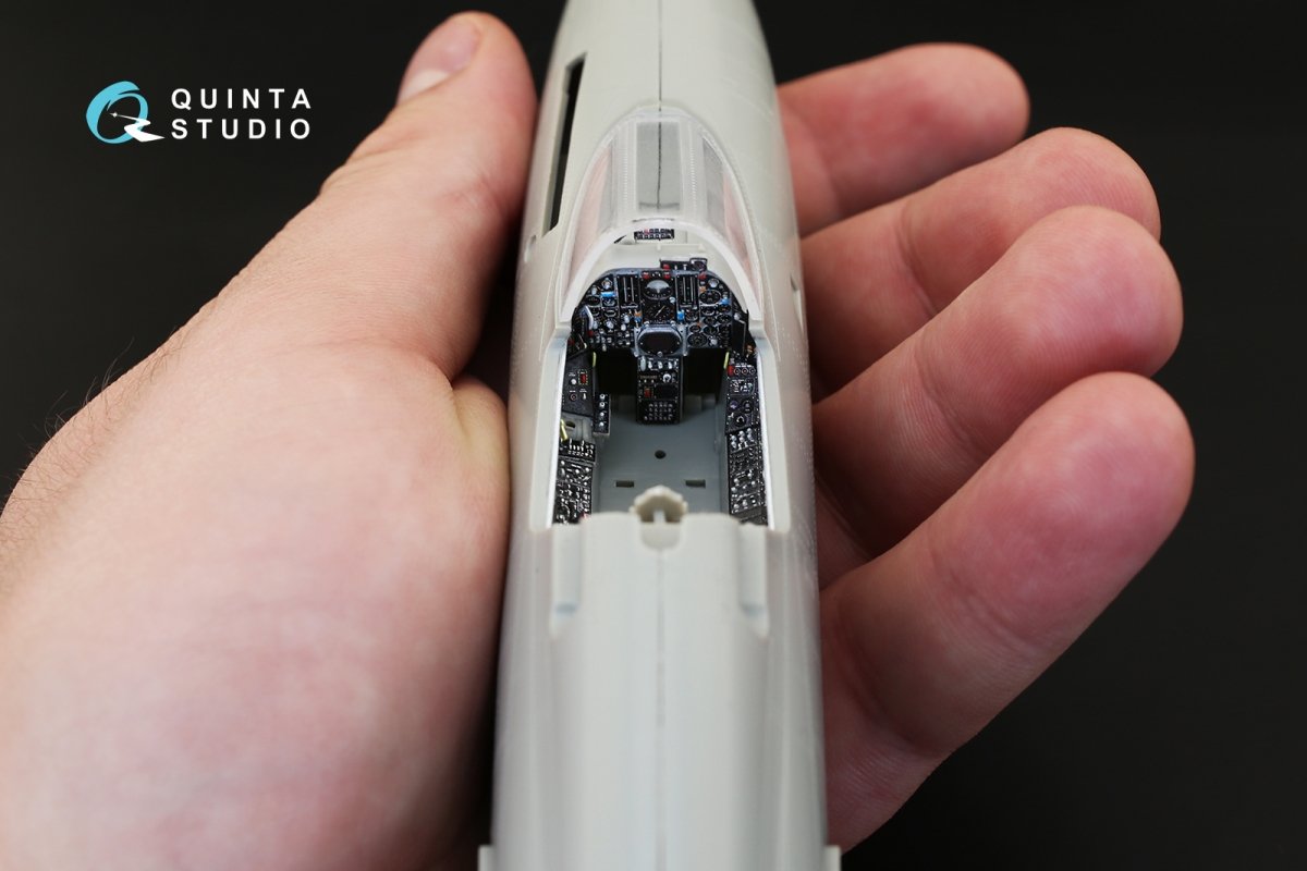 Quinta Studio QD48138 F-105D 3D-Printed &amp;amp; coloured Interior on decal paper (for HobbyBoss kit) 1/48 – Bild 5