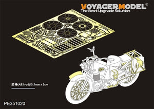 Voyager Model PE351020 WWII British BSA M20 Military Motorcycle upgrade set For TAMIYA 35316 1/35