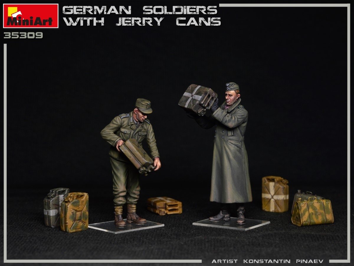 MiniArt 35286 GERMAN SOLDIERS WITH JERRY CANS 1/35 – zdjęcie 4