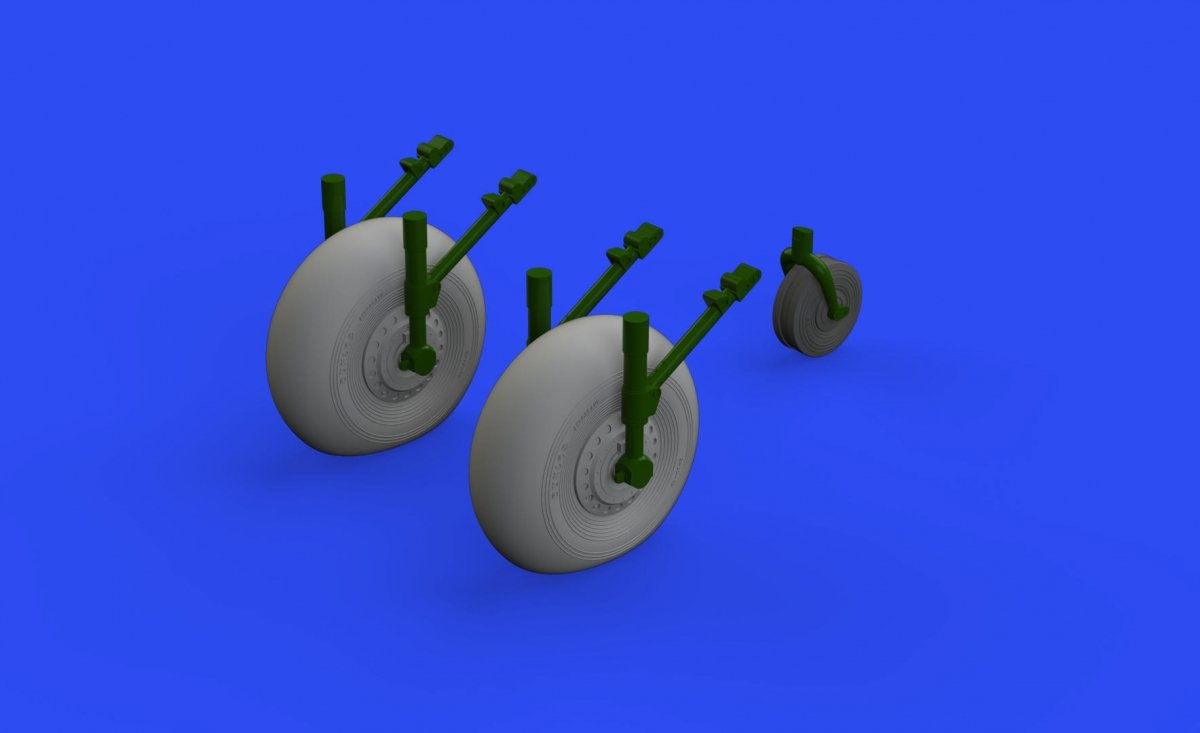 Eduard 648656 Lancaster B Mk.I wheels HKM 1/48 – zdjęcie 2