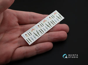 Quinta Studio QD48048 F-14A 3D-Printed &amp;amp; coloured Interior on decal paper (for Tamiya kit) 1/48 – zdjęcie 3