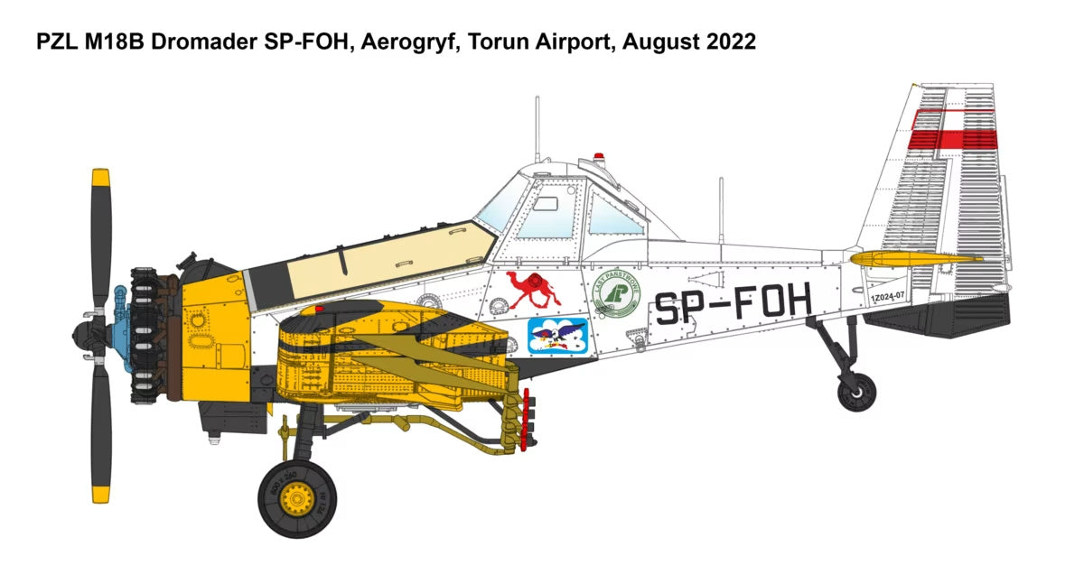 IBG 48002 PZL M18 Dromader - Polish Crop Duster (Two-seater) 1/48