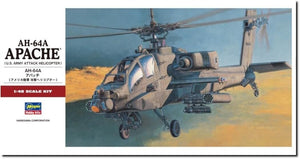 Hasegawa PT24 AH-64A Apache US Army Attack Helicopter 1/48