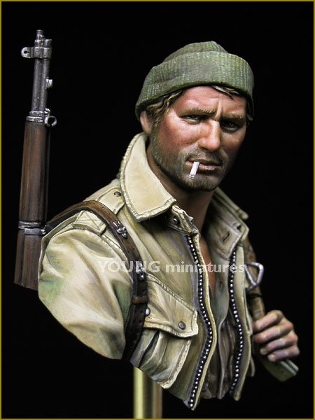 Young Miniatures YM1841 US Paratrooper WWII 17th Airbone Division 1/10 – image 7