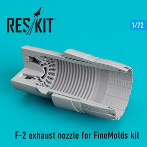 RESKIT RSU72-0201 F-2 EXHAUST NOZZLE FOR FINEMOLDS KIT 1/72 – zdjęcie 2