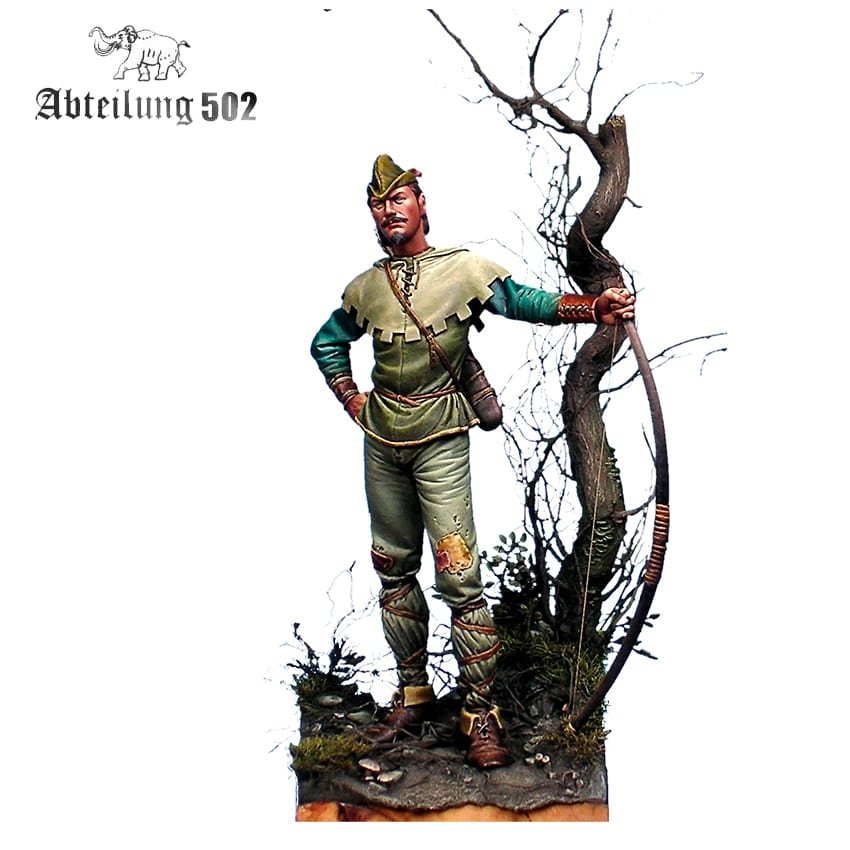 502 Abteilung ABT1019 ROBIN HOOD SHERWOOD FOREST. 54MM RESIN. – zdjęcie 2