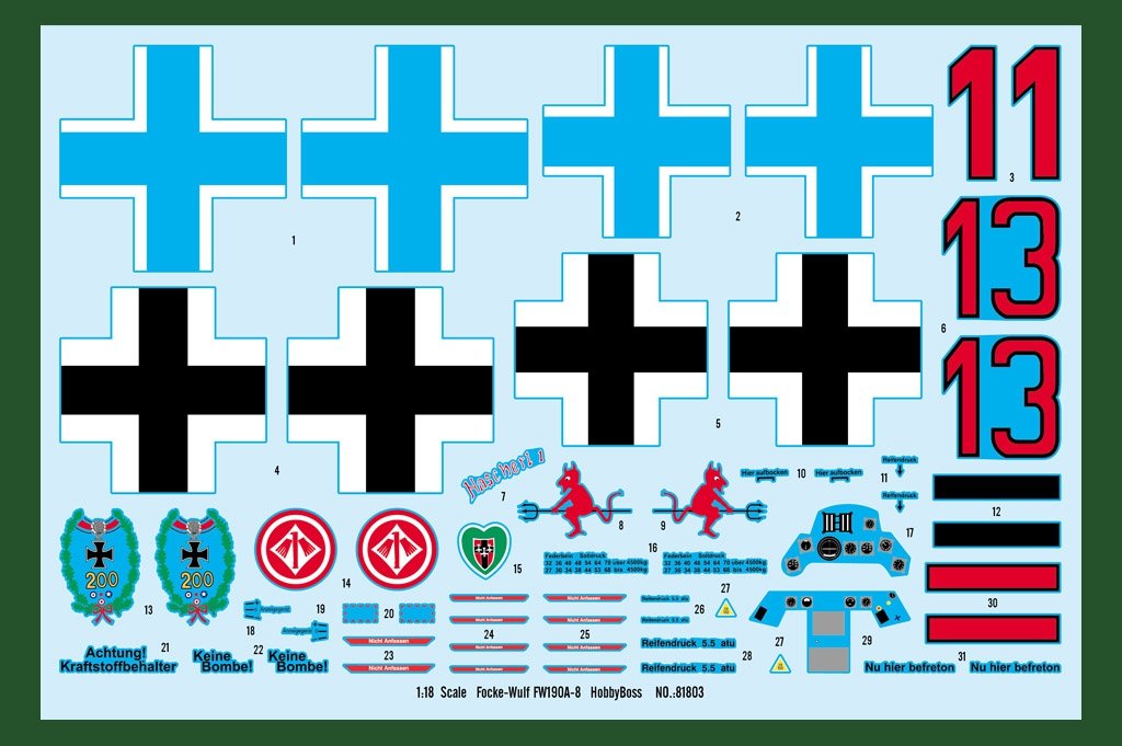 Hobby Boss 81803 Focke Wulf Fw 190 A-8 1/18 – image 3